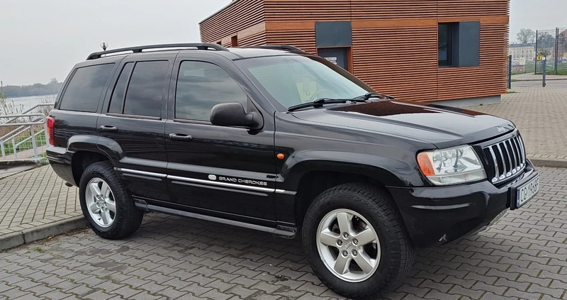 Jeep Grand Cherokee cena 32500 przebieg: 298670, rok produkcji 2004 z Grudziądz małe 667